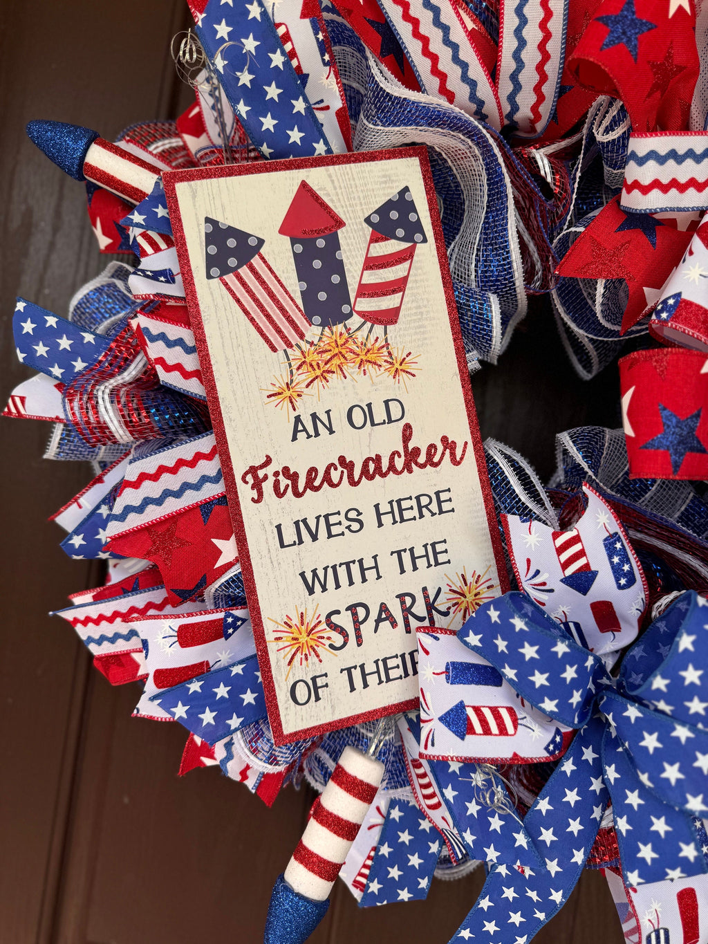 Patriotic wreath, July Wreath, Door Wreath, Patriotic Front Door Decor, Americana Wreath, Large Patriotic Wreath, Wreath for Veteran