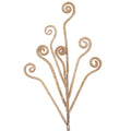Farrisilk 30” Gold Candy Curl Spray, Holiday Wreaths, Designer Christmas Tree Decorations, Elegant Christmas Décor, Luxury Christmas Spray