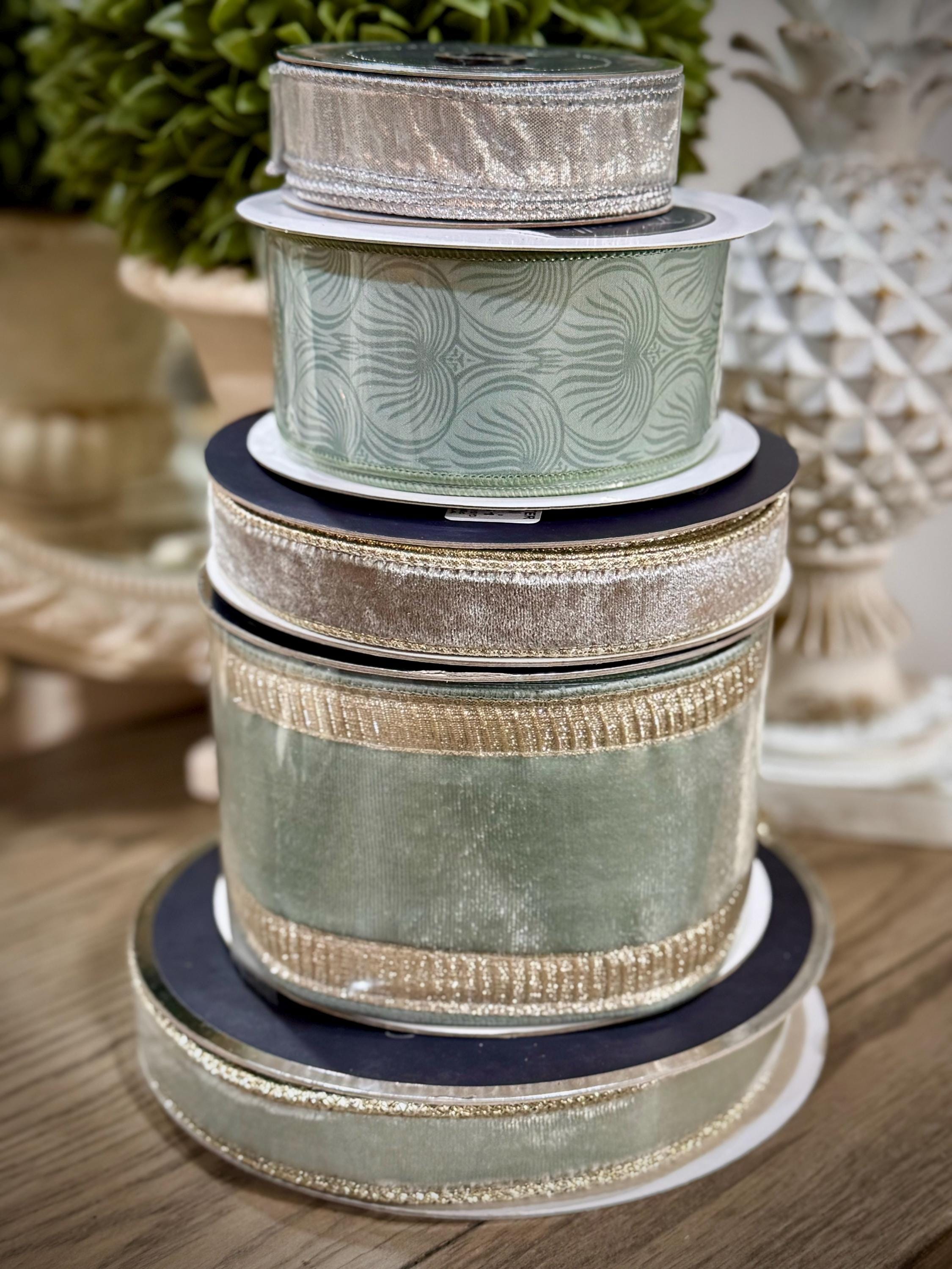 Coordinating Farrisilk ribbons