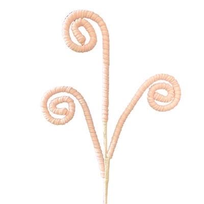 Pink and White Chenille Curly Spray 27”, Christmas Sprays, Christmas Tree Decorations, Wreath Attachments, Valentines Day Spray, Curly Spray