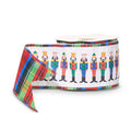 4”X 10-yards roll of beautifully detailed Nutcracker-themed wired ribbon. Featuring classic nutcracker characters. Holiday decor or craft.