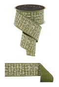 2.5” x 10yd Knit Look Texture Fused Edge Ribbon – Neutral Wired Ribbon for Wreaths, Bows, Gift Wrapping, Holiday Décor & DIY Crafts