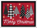 Merry Christmas Lighted Sign – 15.75”x11.75” LED Holiday Wall Decor, Farmhouse Christmas Mantel Sign, Light Up Holiday Home Decoration