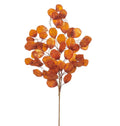 Burnt Orange Leaf Spray – 32” Artificial Fall Stem – Autumn Floral Arrangement, Rustic Thanksgiving Centerpiece, Home Décor Accent