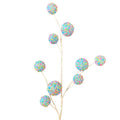 Sprinkled Cake Pop Ball Spray 28” – Blue | Artificial Cake Pop Pick for Wreaths, Centerpieces, Holiday Décor, Party Decorations, DIY Crafts