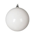 Farrisilk White Shiny Ornament –Set of 6- 3” (80MM) Christmas Ball Ornaments – Classic Glossy Tree Decoration, Elegant White Ornaments