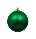 Farrisilk Emerald Matte Ornament – Set of 6 -3” (80MM) Christmas Ball Ornaments– Classic Green Tree Decor, Elegant Matte Finish Ornaments