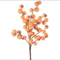 16” Goldenrod Weathered Crabapple Spray | Fall Harvest Stem | Rustic Autumn Pick | Thanksgiving Wreath & Farmhouse Centerpiece