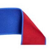 2.5" x 10yd Satin Fused Wired Ribbon – Royal Blue Front / Red Back