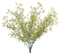 20" Yellow Wildflower Bush | Faux Spring Floral Pick | Artificial Flower Stem for Wreaths, Bouquets & Home Decor