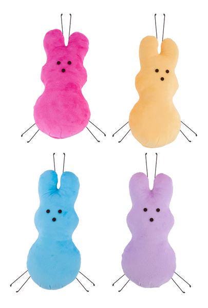 Plush Bunny Décor Kit – 12" Bunny Attachment for Wreaths & Crafts | Choose Pink, Yellow, Turquoise or Lavender | Easter Wreath Supply