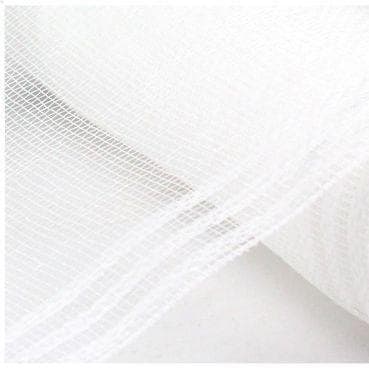10" x 10yd Border Stripe Metallic Deco Mesh – White | Elegant Mesh Ribbon for Wreaths, Bows & Year-Round Crafts