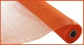 10" x 10yd Wide Foil Deco Mesh – Orange | Bold Mesh Ribbon for Wreaths, Fall & Halloween Crafts