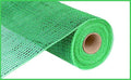 10" x 10yd Deluxe Wide Foil Deco Mesh – Lime Green | Bold Shimmer Mesh for Wreaths, Spring & Summer Crafts