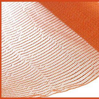 10" x 10yd Wide Foil Deco Mesh – Orange | Bold Mesh Ribbon for Wreaths, Fall & Halloween Crafts