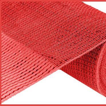 10" x 10yd Deluxe Wide Foil Deco Mesh – Red | Bold Statement Mesh for Wreaths, Holidays & Everyday Crafts