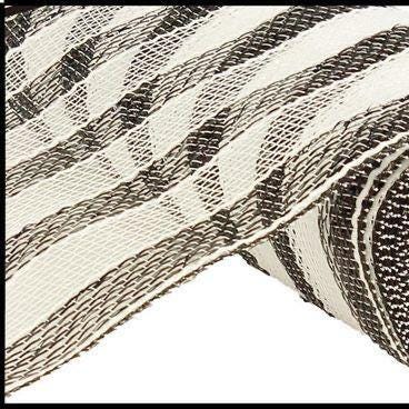 10" x 10yd Stripe Deco Mesh – Black & White, Classic Contrast Mesh for Wreaths, Farmhouse, Modern Decor