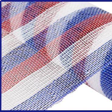 10" x 10yd Red, White & Blue Deco Mesh | Patriotic Mesh Ribbon for Wreaths, Bows, Holiday Decor