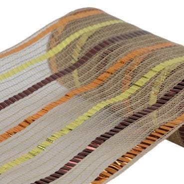 10.5" x 10yd XL Wide Foil Faux Jute Deco Mesh – Neutral Fall Tones | Rustic Luxury Mesh for Wreaths & Seasonal Decor
