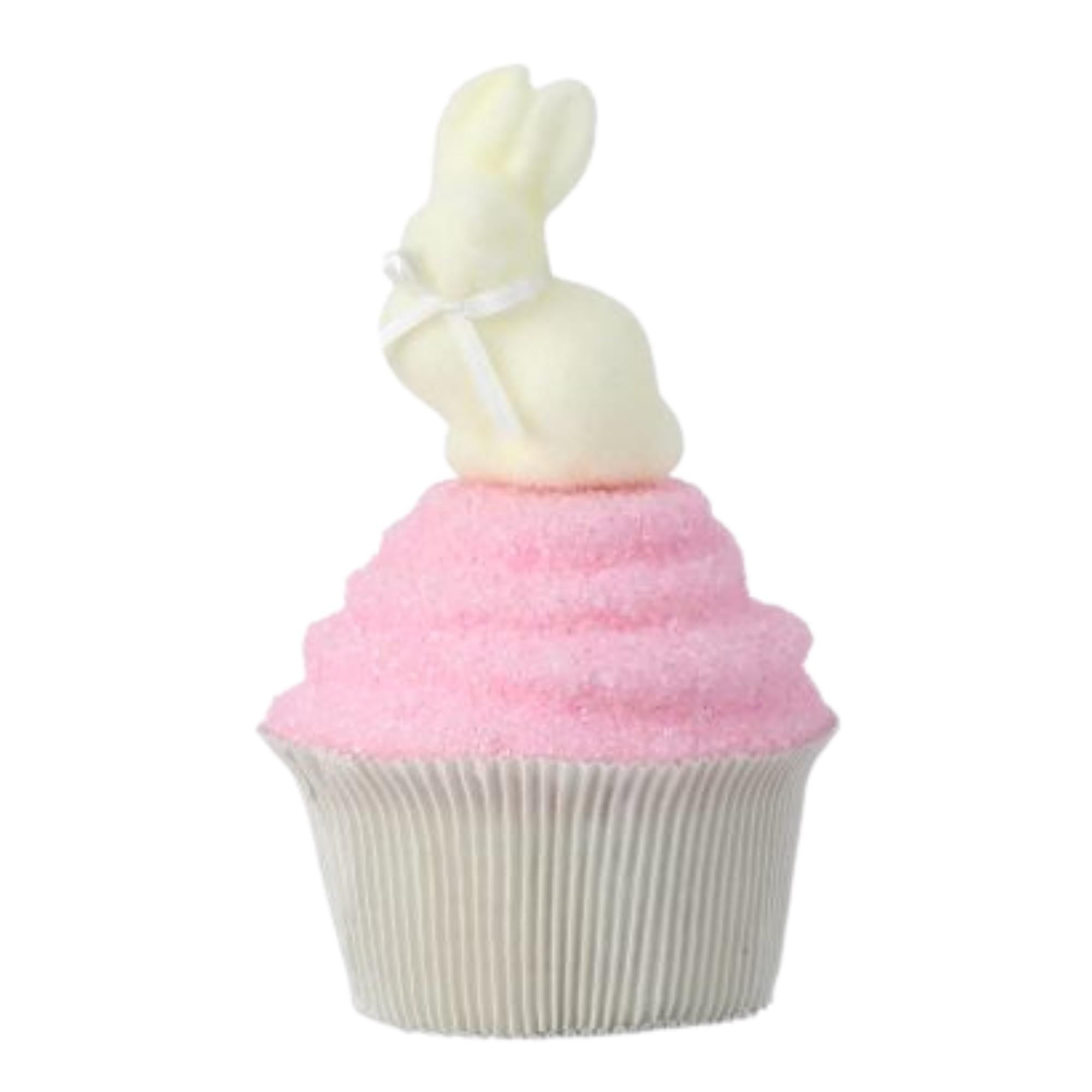 7" Vintage Bunny Cupcake Decor – Purple, Pink or Blue | Easter Table Decor | Pastel Spring Bunny Accent