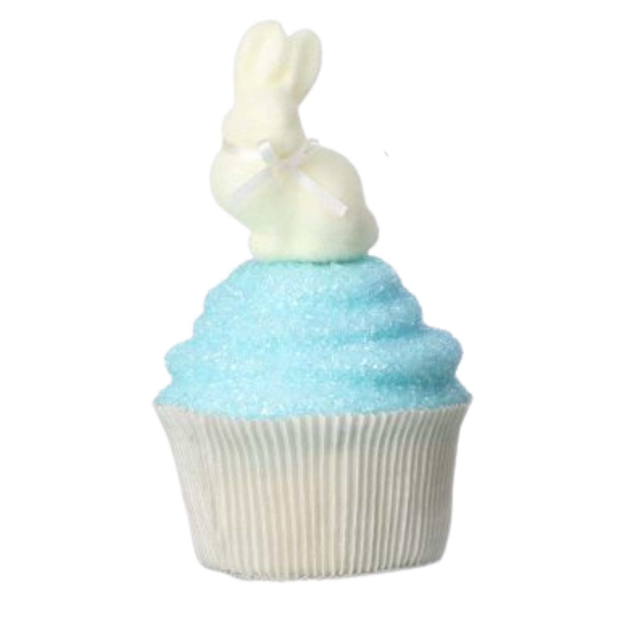7" Vintage Bunny Cupcake Decor – Purple, Pink or Blue | Easter Table Decor | Pastel Spring Bunny Accent