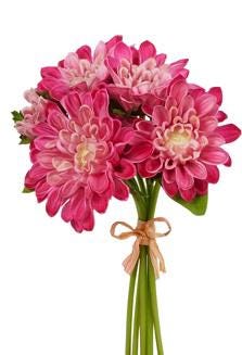 10" Pink Floral Bundle Real Touch – Light Pink or Dark Pink | Spring Flower Stems | Wreath Making Supply | Faux Floral Decor