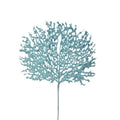 22" Sea Coral Stem – White or Blue | Coastal Wreath Accent | Beach House Decor | Nautical Floral Pick