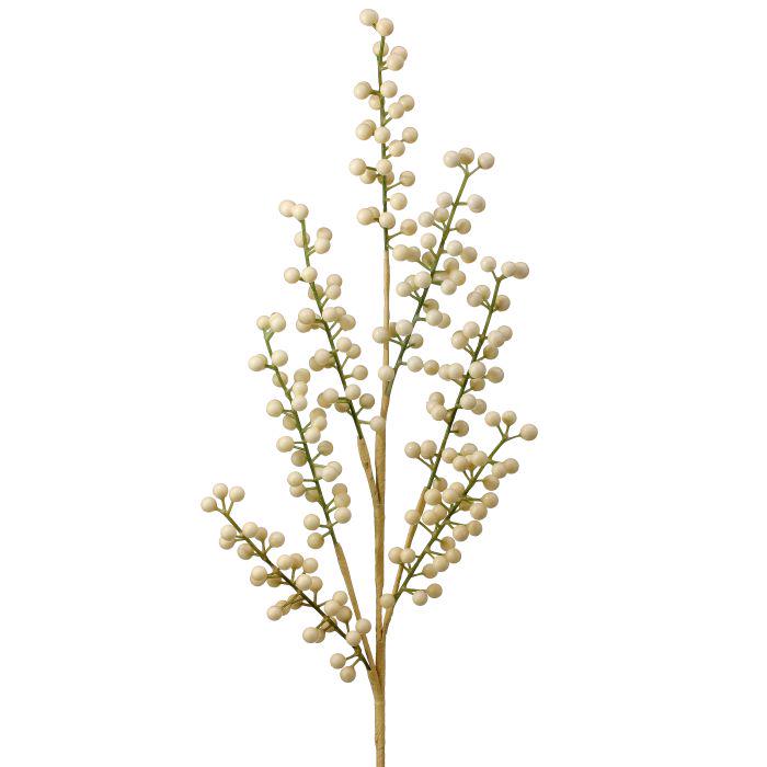 30" Easter Berry Spray X7 – Pink, Cream or Blue | Tall Pastel Wreath Pick | Spring Floral Stem Decor