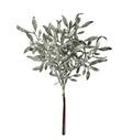 12" Frosted Mistletoe Bundle | Winter Greenery Pick | Christmas Floral Stem | Holiday Accent | Faux Mistletoe Spray | Rustic Farmhouse Decor