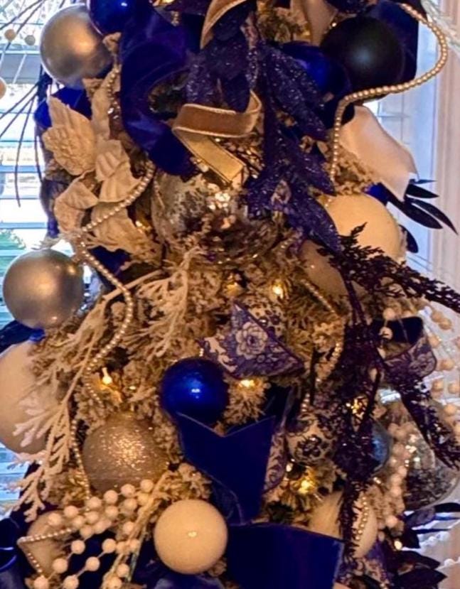 David Christopher 94" Faux Pearl Bead Wired Garland | Luxury Garland for Trees, Wreaths & Mantels