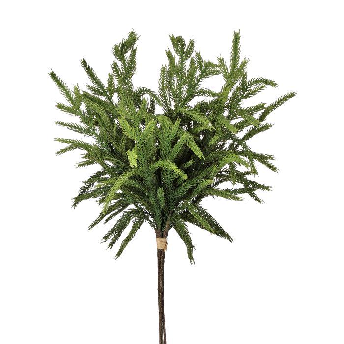 Norfolk Pine Bundle, 17-Inch Real Touch Artificial Greenery (4 Stems)