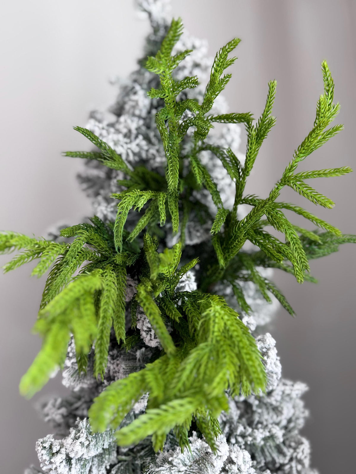 Norfolk Pine Bundle, 17-Inch Real Touch Artificial Greenery (4 Stems)