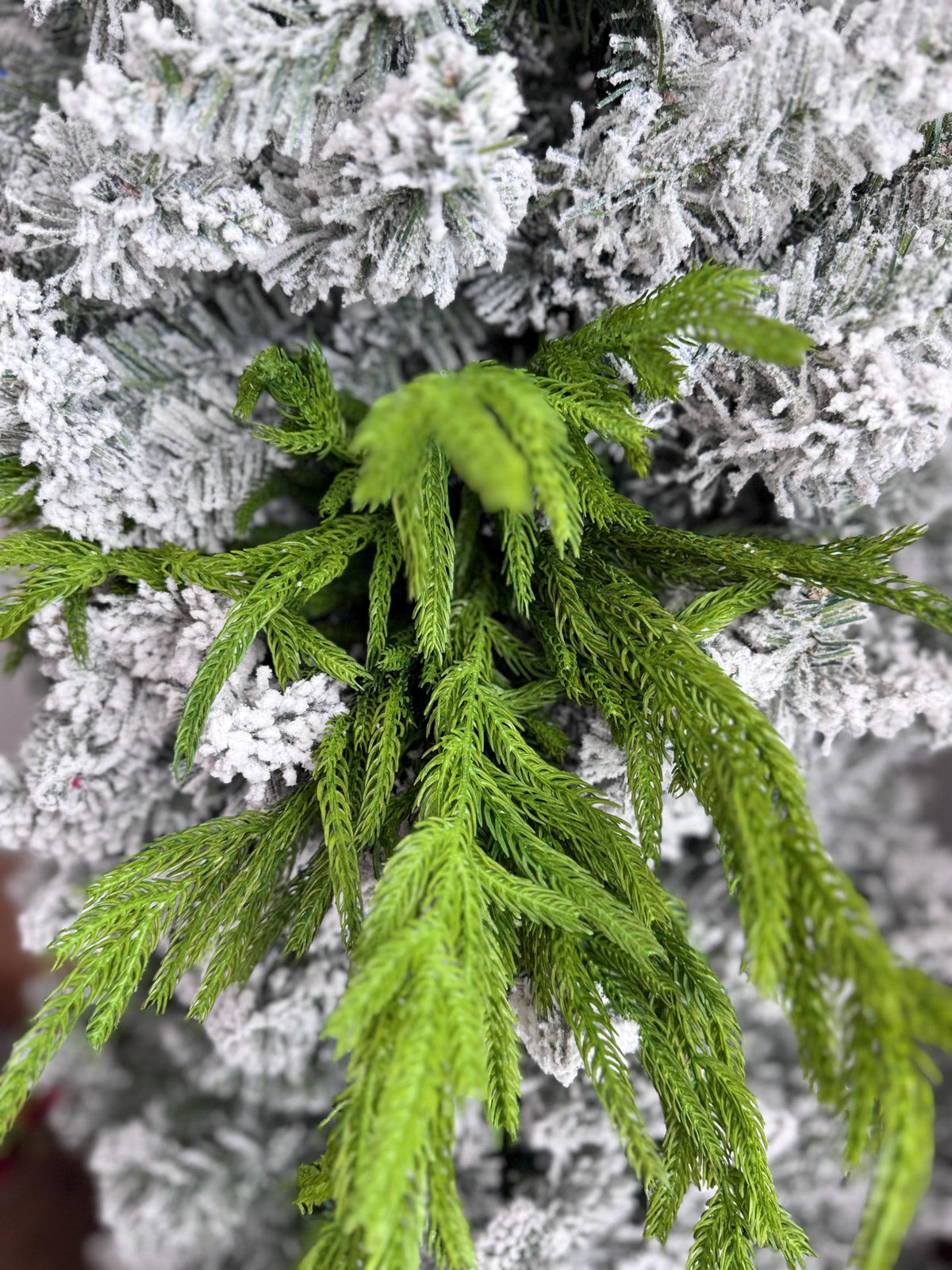 Norfolk Pine Bundle, 17-Inch Real Touch Artificial Greenery (4 Stems)